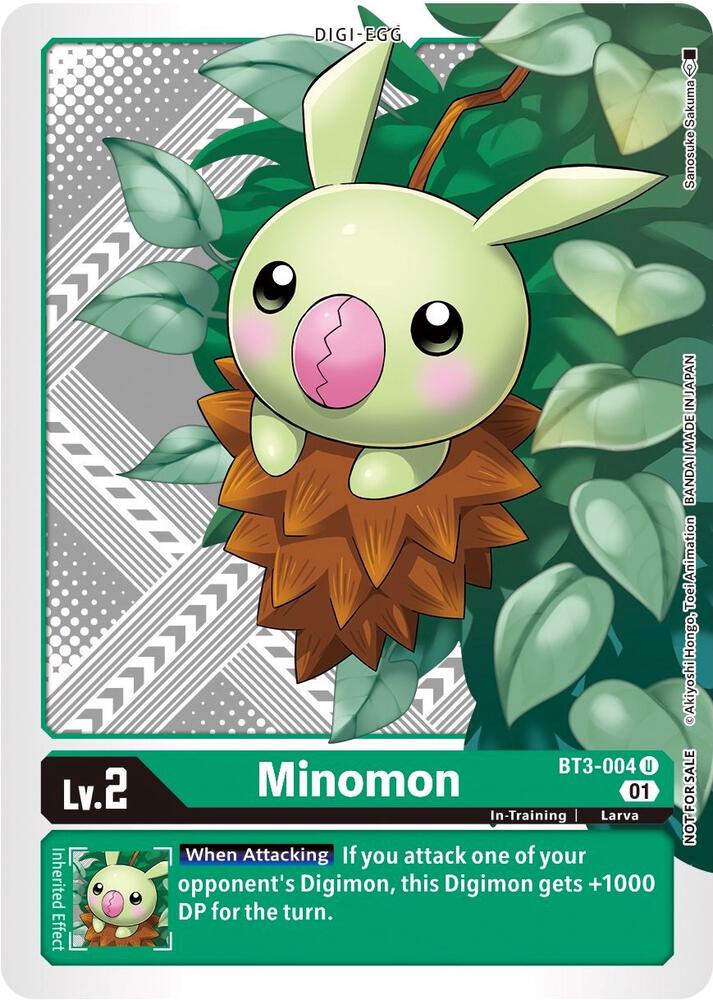 Minomon (Winner Pack Xros Encounter) - Release Special Booster 1.5 (BT01-03B)