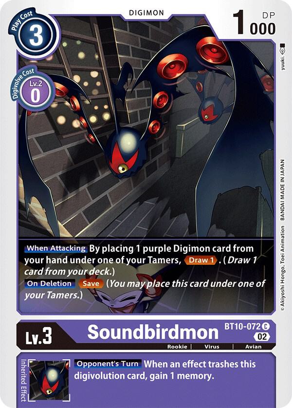 Soundbirdmon - Xros Encounter (BT-10)
