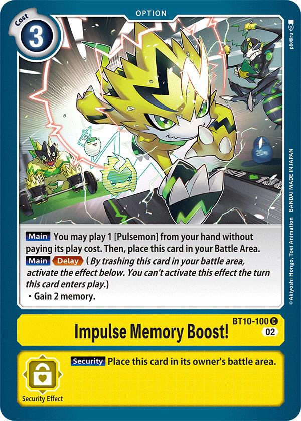 Impulse Memory Boost! - Xros Encounter (BT-10)