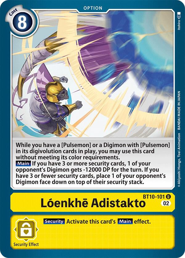 Loenkhe Adistakto - Xros Encounter (BT-10)