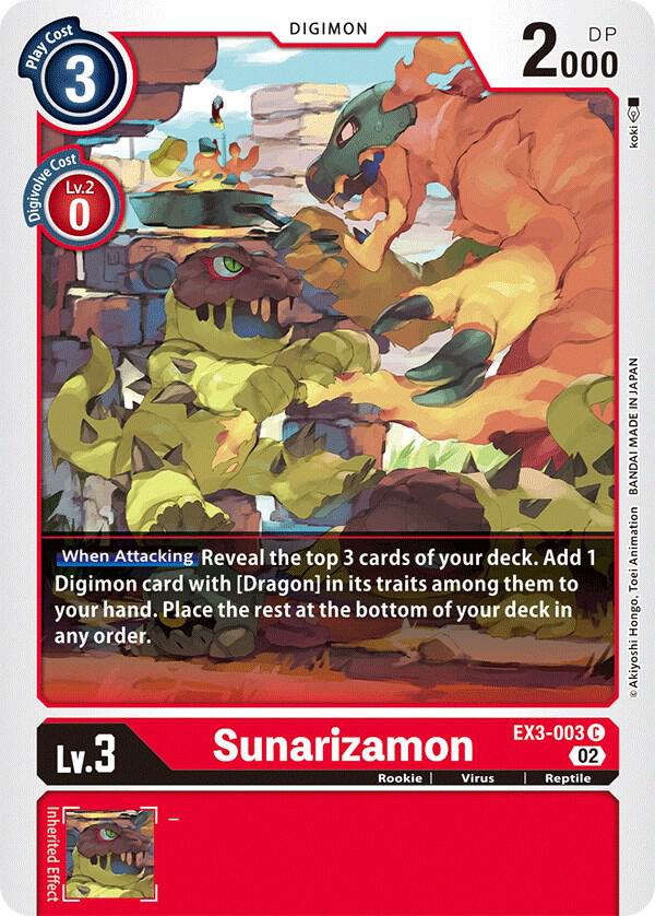 Sunarizamon - Draconic Roar (EX-03)