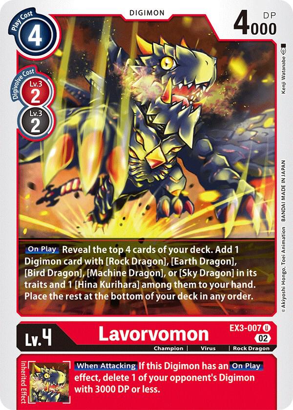 Lavorvomon - Draconic Roar (EX-03)