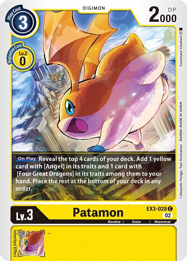 Patamon - Draconic Roar (EX-03)