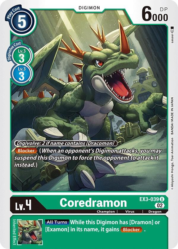 Coredramon - EX3-039 - Draconic Roar (EX-03)