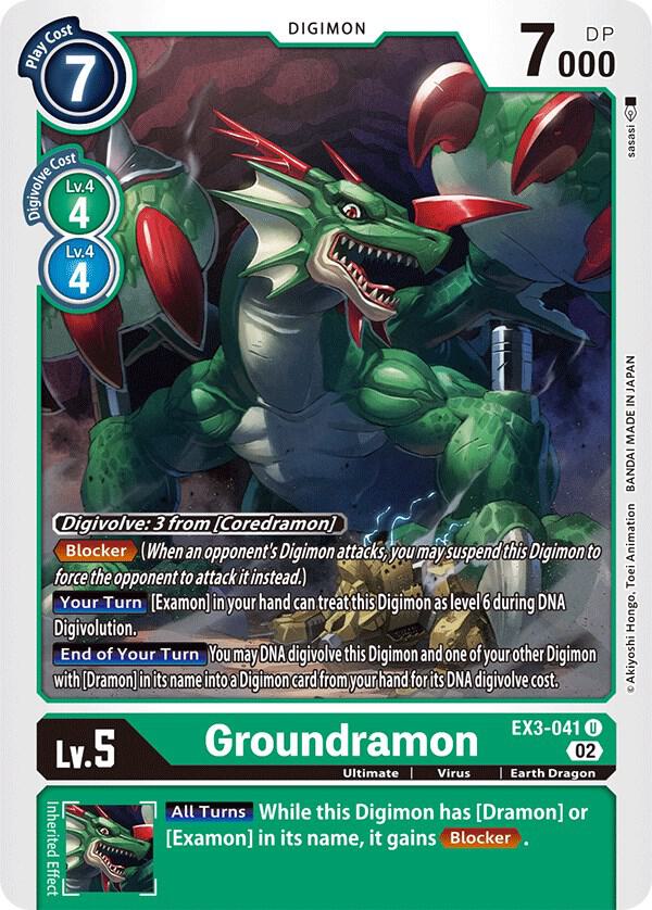 Groundramon - Draconic Roar (EX-03)