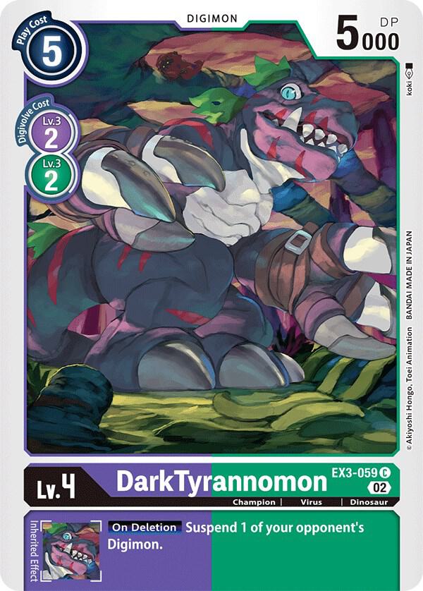 DarkTyrannomon - Draconic Roar (EX-03)
