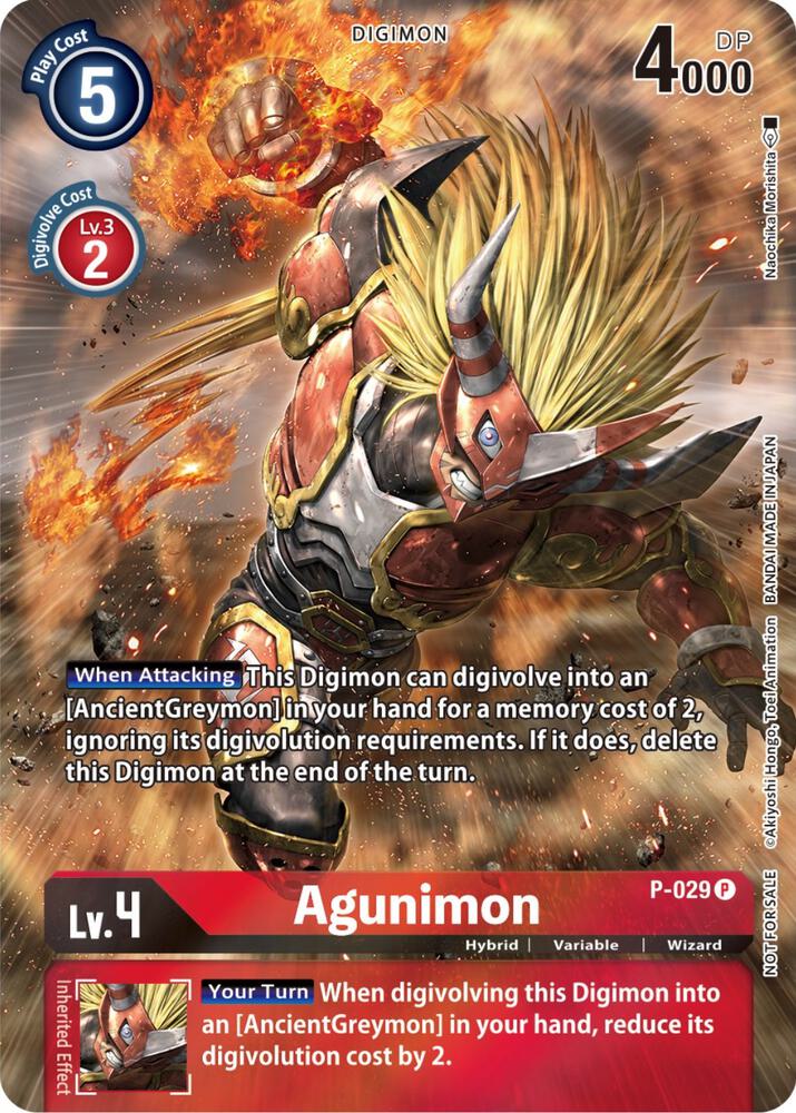 Agunimon - P-029 (2nd Anniversary Frontier Card) - Digimon Promotion Cards (D-PR)