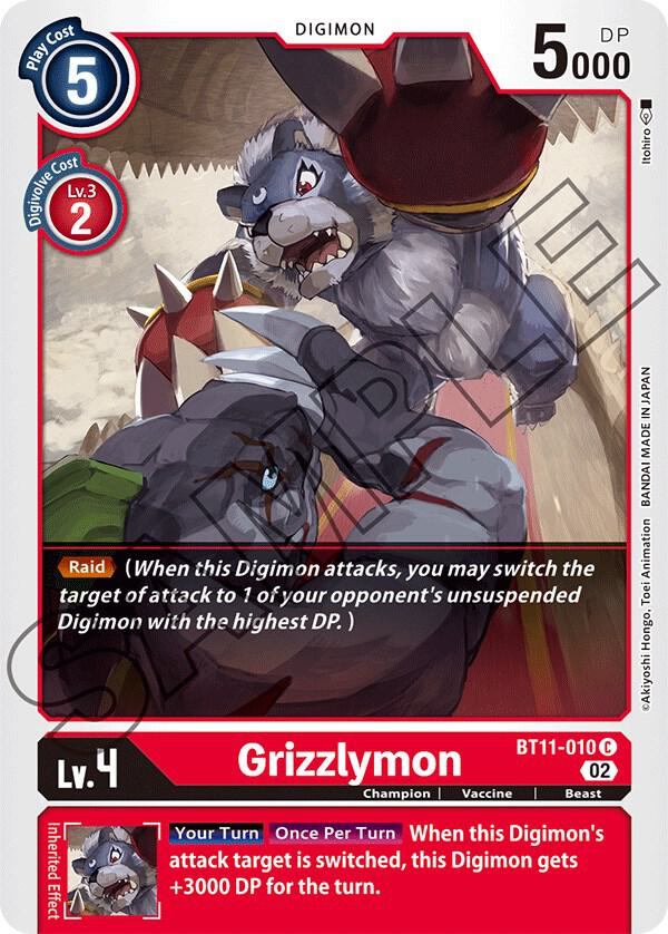 Grizzlymon - Dimensional Phase (BT-11)