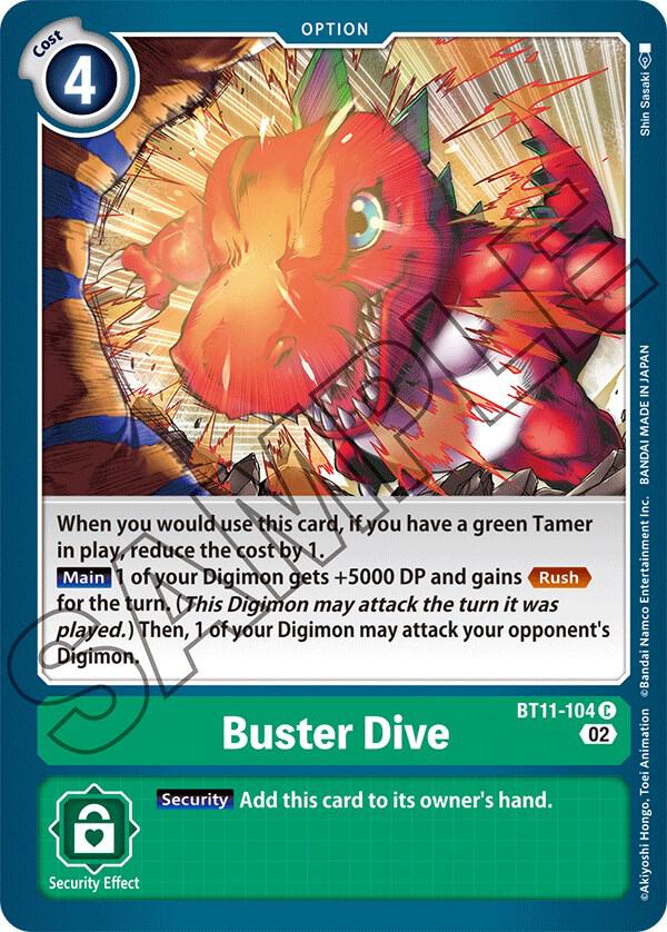 Buster Dive - Dimensional Phase (BT-11)