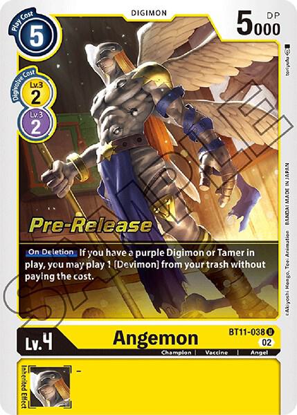 Angemon - Dimensional Phase Pre-Release Cards (BT-11_PR)