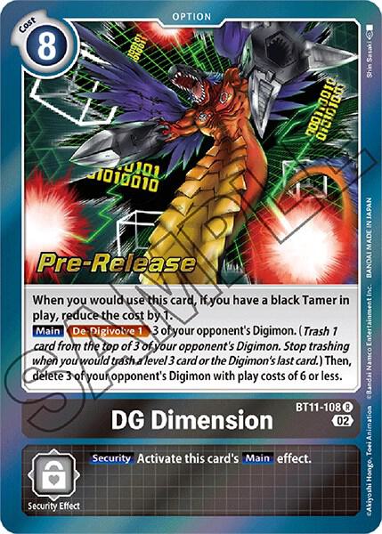 DG Dimension - Dimensional Phase Pre-Release Cards (BT-11_PR)