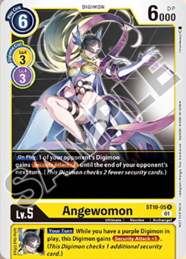 Angewomon (Tamer Goods Set Angewomon & LadyDevimon) - Starter Deck 10: Parallel World Tactician (ST-10)
