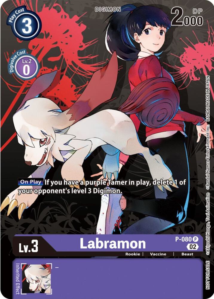 Labramon - P-080 (Tamer Party Vol.7) - Digimon Promotion Cards (D-PR)