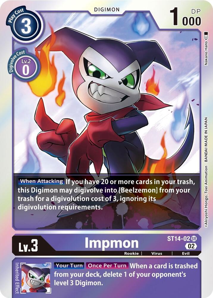 Impmon - Starter Deck 14: Beelzemon Advanced Deck Set (ST-14)