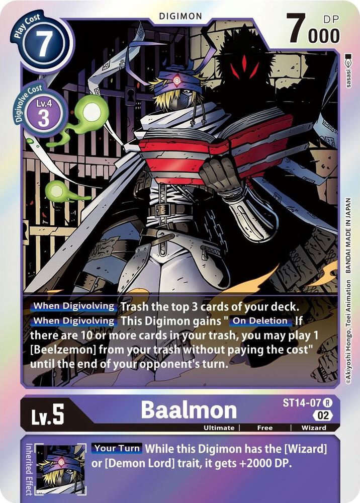 Baalmon - Starter Deck 14: Beelzemon Advanced Deck Set (ST-14)