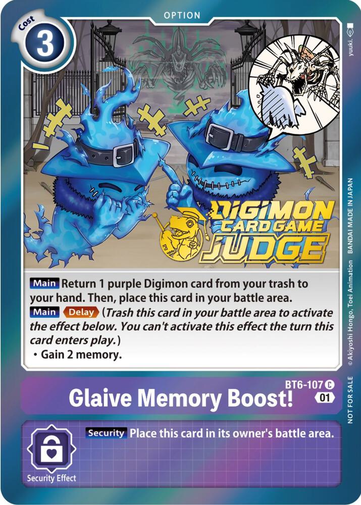 Glaive Memory Boost! (Judge Pack 3) - Double Diamond (BT-06)