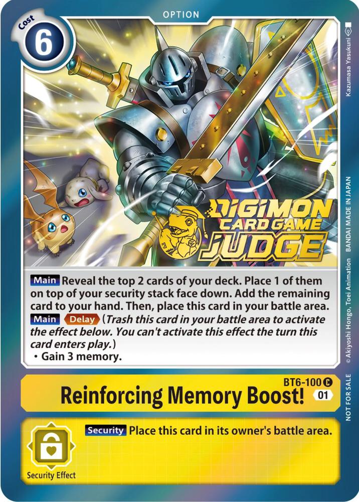 Reinforcing Memory Boost! (Judge Pack 3) - Double Diamond (BT06)