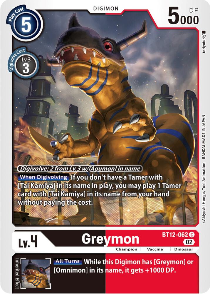 Greymon - Across Time (BT-12)
