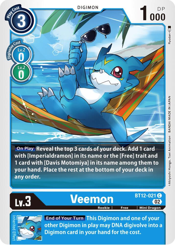 Veemon - Across Time (BT-12)