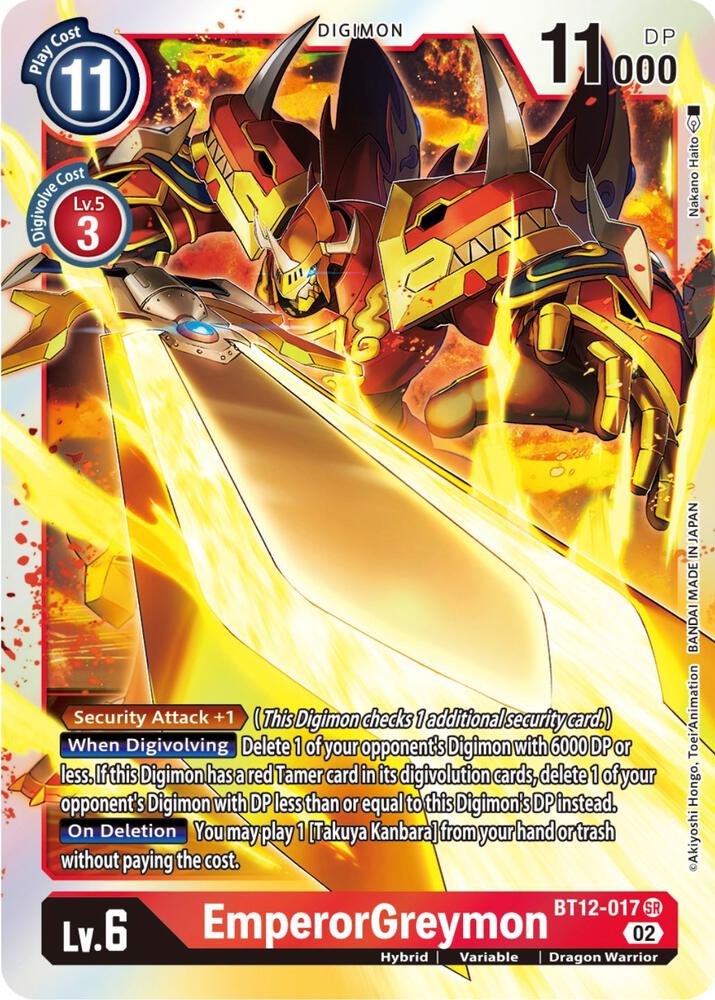 EmperorGreymon - Across Time (BT-12)