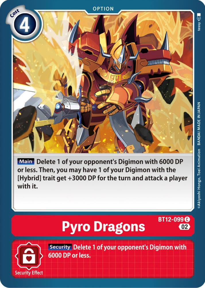 Pyro Dragons - Across Time (BT-12)