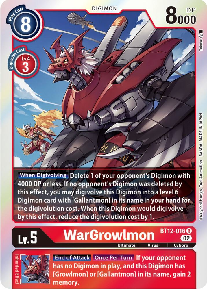 WarGrowlmon - Across Time (BT-12)