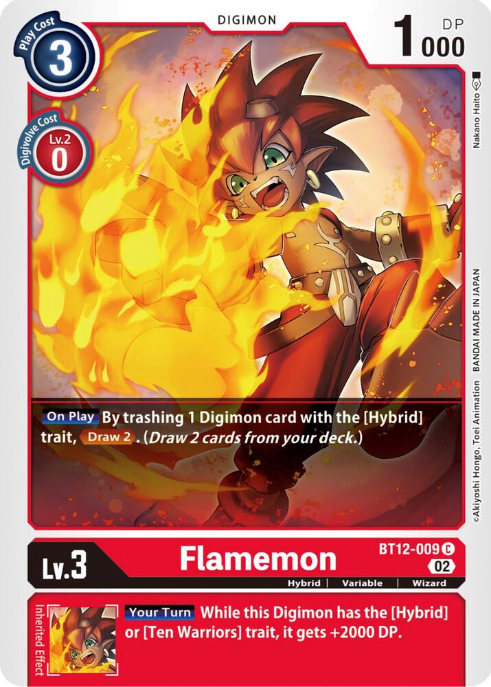 Flamemon - Across Time (BT-12)