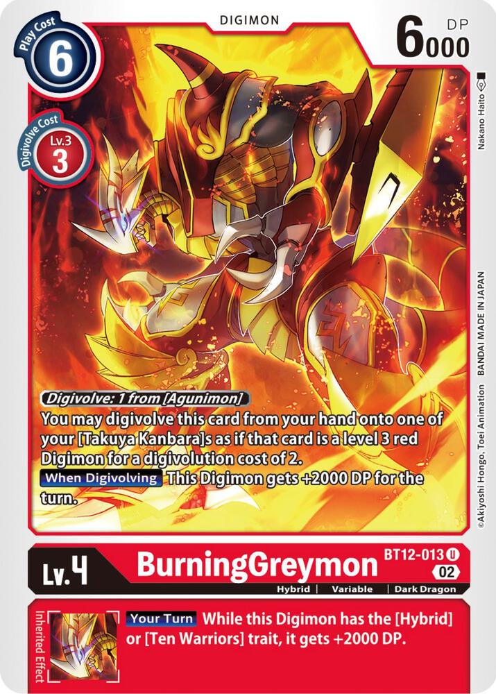 BurningGreymon - Across Time (BT-12)
