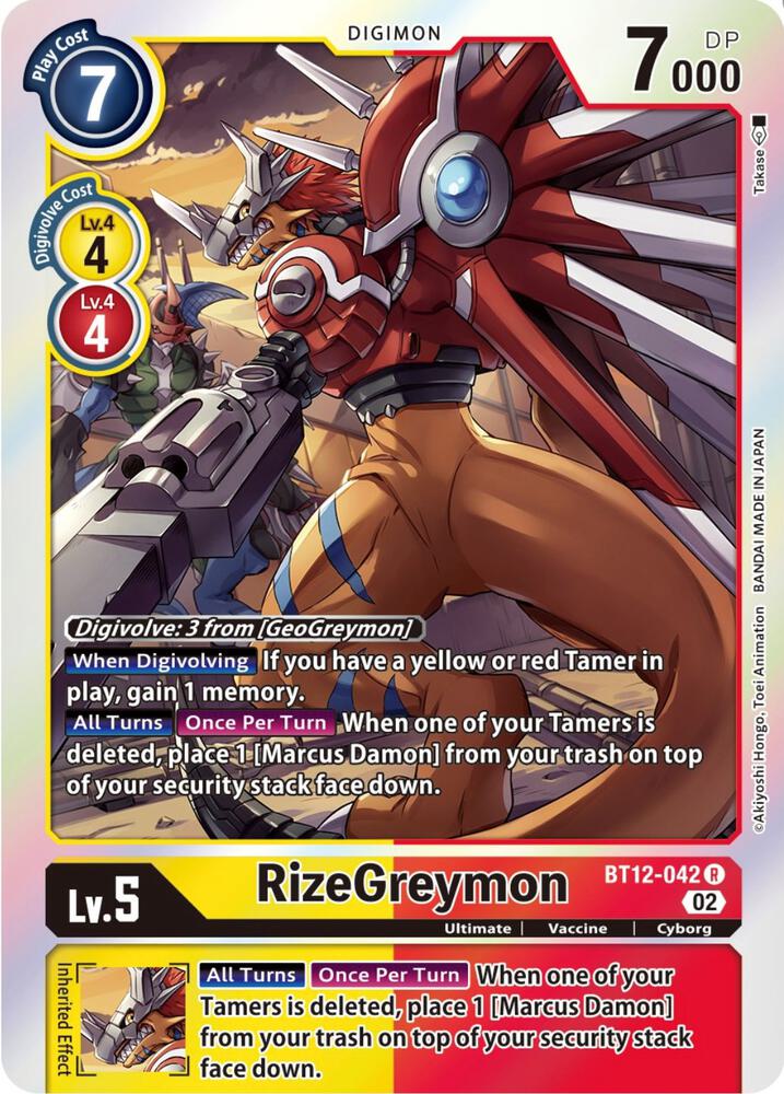 RizeGreymon - Across Time (BT-12)