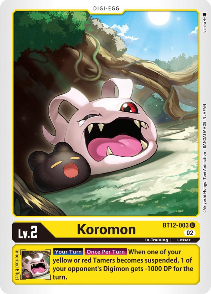 Koromon - Across Time (BT-12)