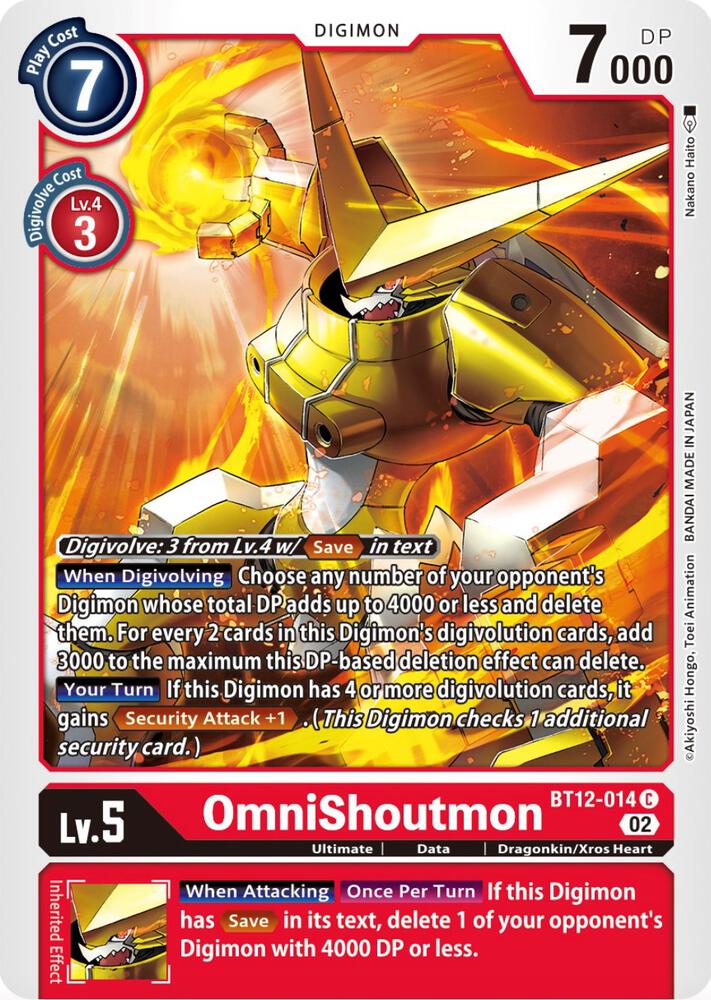 OmniShoutmon - Across Time (BT-12)