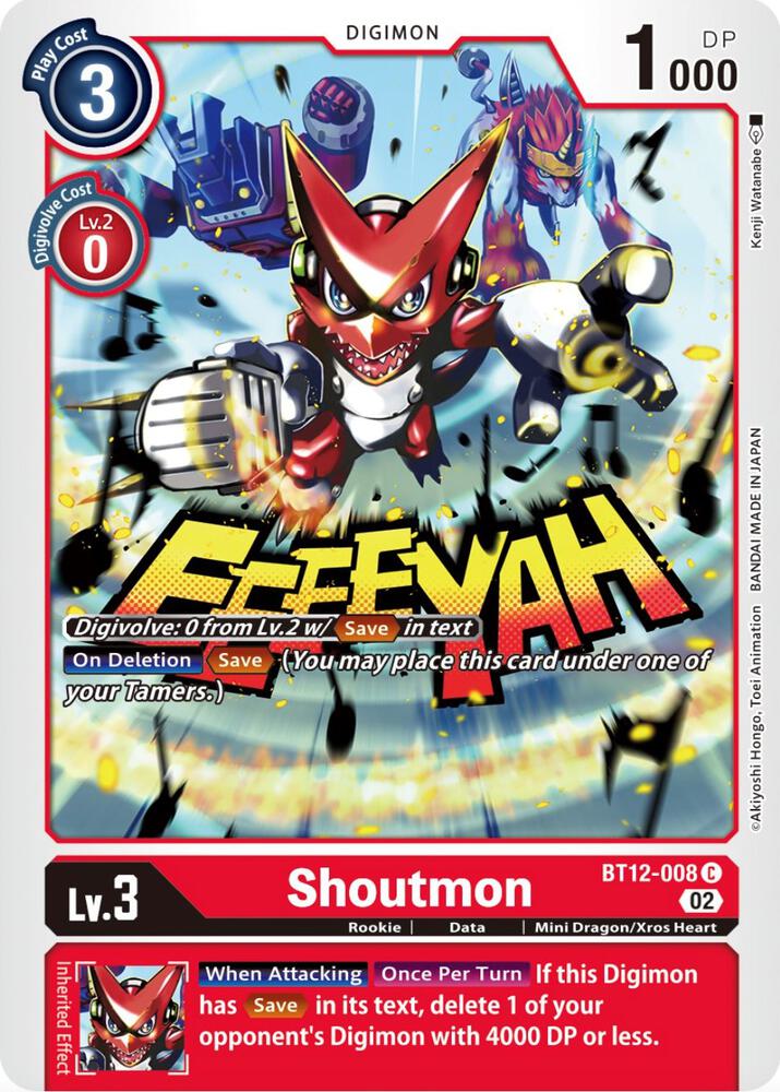 Shoutmon - Across Time (BT-12)