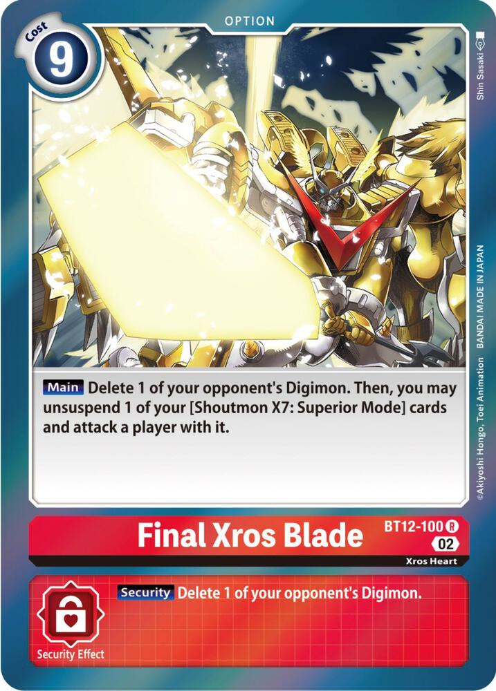 Final Xros Blade - Across Time (BT-12)