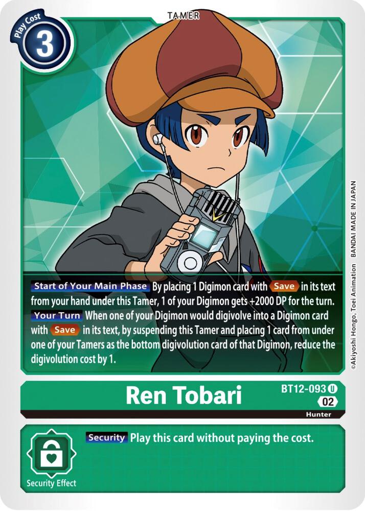 Ren Tobari - Across Time (BT-12)