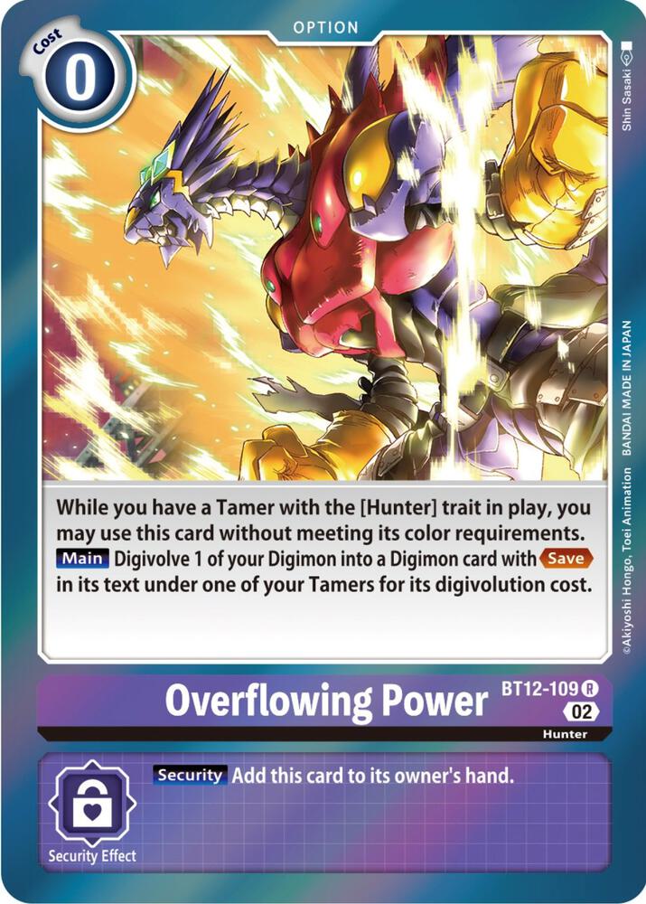 Overflowing Power - Across Time (BT-12)