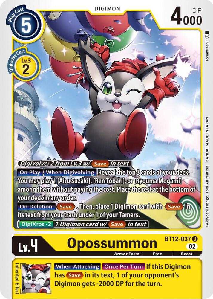 Opossummon - Across Time (BT-12)