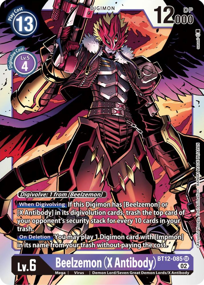 Beelzemon (X Antibody) - Across Time (BT-12)