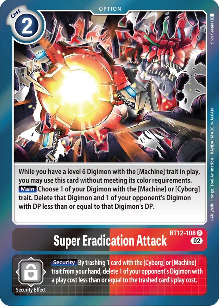 Super Eradication Attack - Across Time (BT-12)