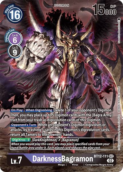 DarknessBagramon (Alternate Art) - Across Time (BT-12)