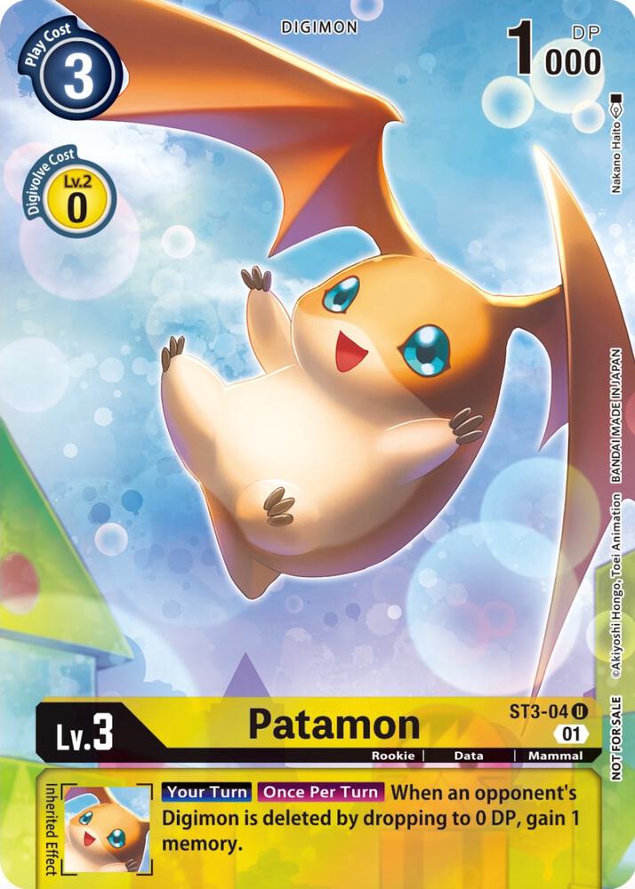 Patamon - ST3-04 (Official Tournament Pack Vol.9) - Starter Deck 03: Heaven's Yellow (ST-3)