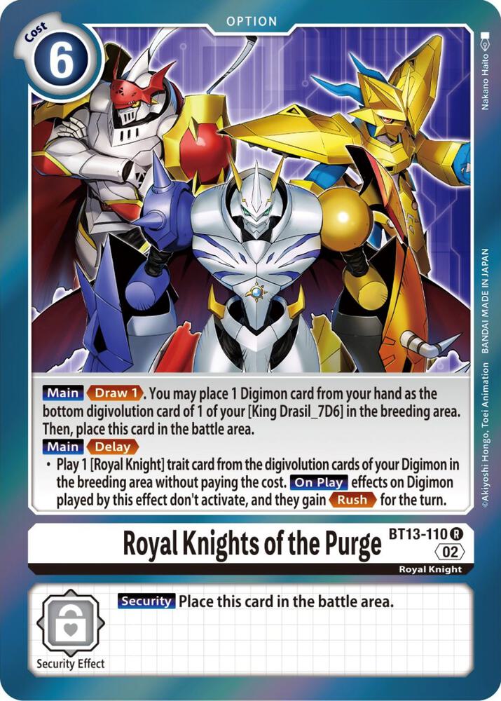 Royal Knights of the Purge - Versus Royal Knights (BT-13)