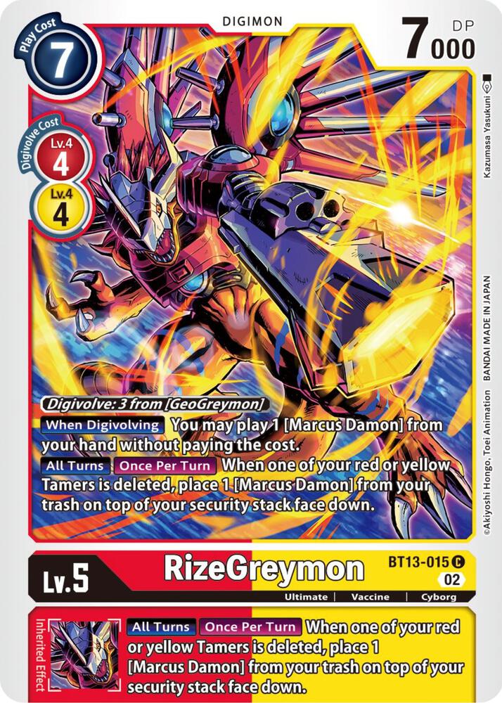 RizeGreymon - Versus Royal Knights (BT-13)