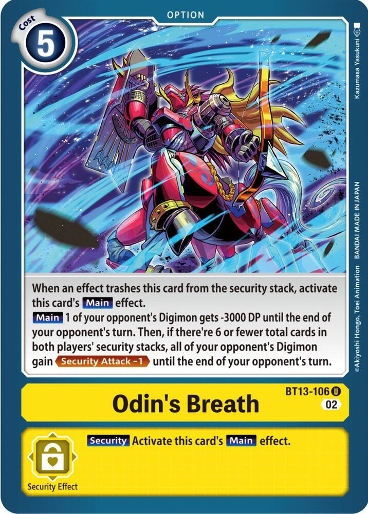 Odin's Breath - Versus Royal Knights (BT-13)