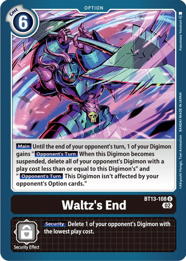 Waltz's End - Versus Royal Knights (BT-13)