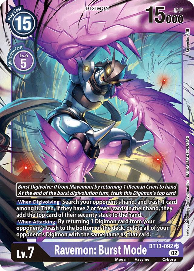 Ravemon: Burst Mode - Versus Royal Knights (BT-13)