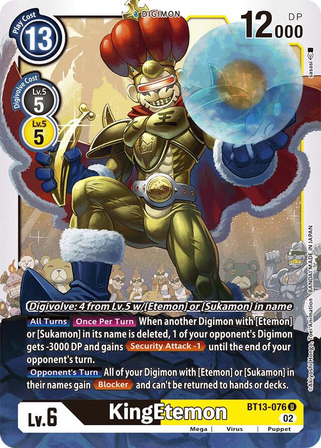 KingEtemon - Versus Royal Knights (BT-13)