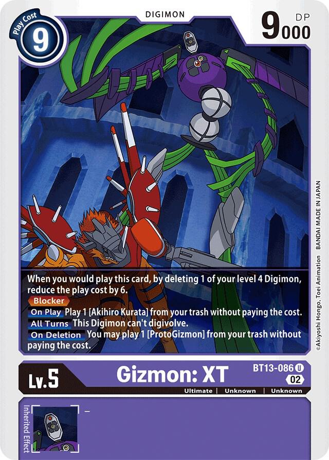 Gizmon: XT - Versus Royal Knights (BT-13)
