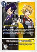 Miki Kurosaki & Megumi Shirakawa - Versus Royal Knights Pre-Release Cards (BT-13_PR)