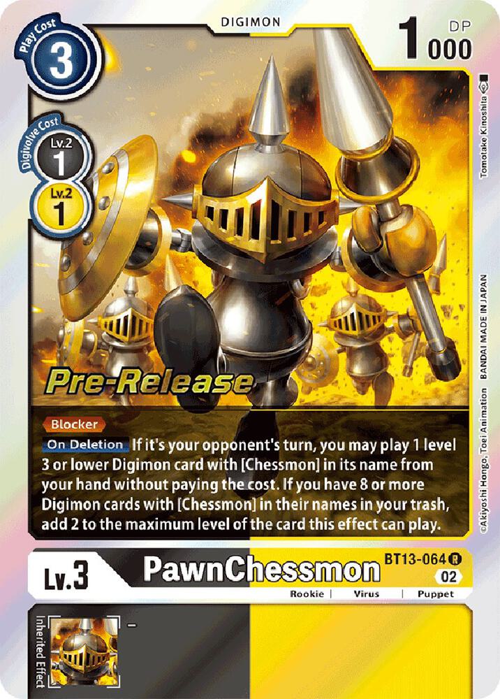 PawnChessmon - BT13-064 - Versus Royal Knights Pre-Release Cards (BT-13_PR)