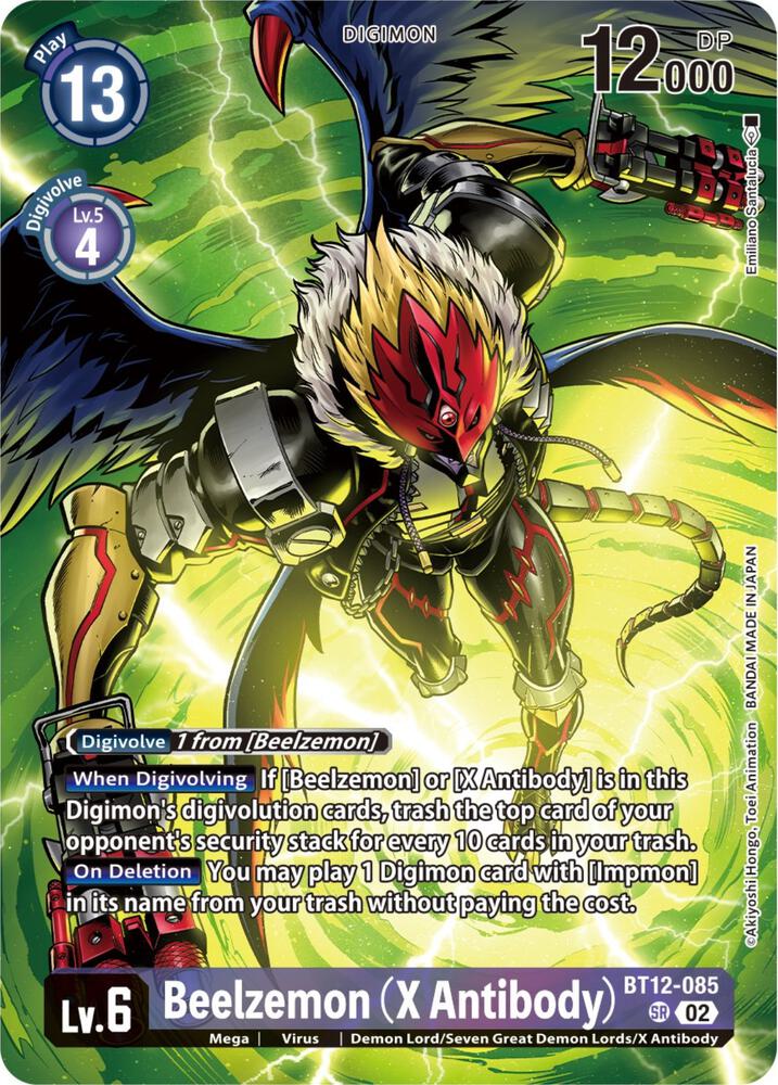 Beelzemon (X Antibody) (Premium Binder Set) - Across Time (BT-12)
